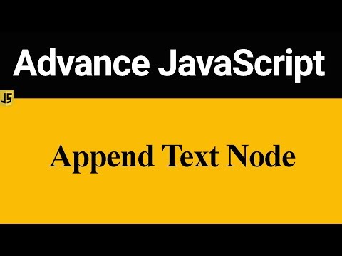 How to Append Text Node in JavaScript Hindi