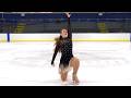 Maggie Letcher skates her Junior Solo Free Dance to Céline Dion’s “It’s All Coming Back to Me Now”