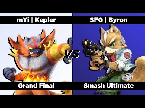 Super Smash QWERTZ #10 - Grand Final - mYi | Kepler (Incineroar) vs. SFG | Byron (Fox)