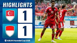 Download lagu Singapura 1-1 Indonesia | ASEAN Hyundai Cup 2026 | Sorotan Pertandingan mp3
