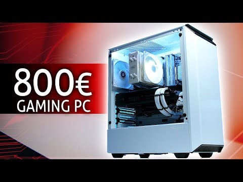 800 Euro GAMING PC 2020 | Der BESTE im TEST + Zusammenbauen!!