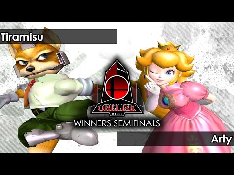 Melee: Tiramisu (Fox) V Arty (Peach) - Obelisk 39 Tournament SSBM