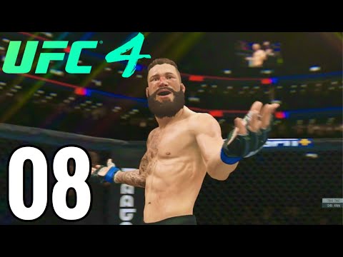UFC 4 Career Mode Walkthrough Part 8 - VERY CLOSE FIGHT!