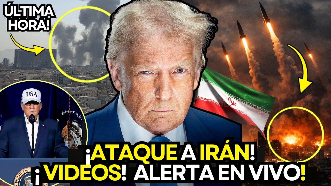 IRÁN es ATACADO! ESTO SUCEDE! TRUMP EXPLICA! ESTADOS UNIDOS e ISRAEL lanzan ATAQUE CONJUNTO!