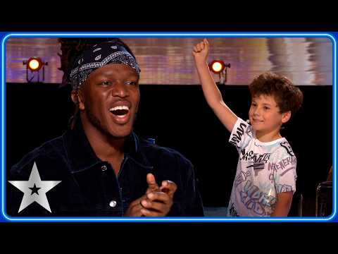 KSI is WOWED by 8-year-old magician Teddy Magic! | Auditions | BGT 2025