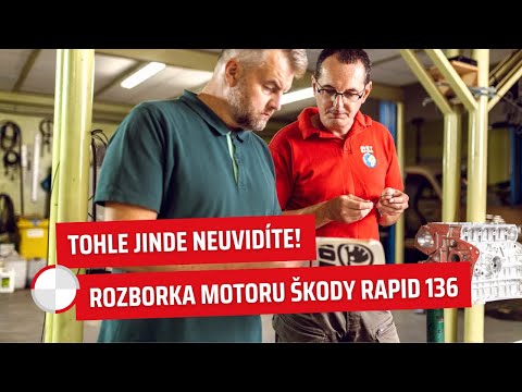 Exkluzivní rozborka motoru Škody Rapid 136. Tohle jinde neuvidíte!