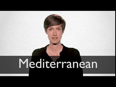 How to pronounce MEDITERRANEAN in British English