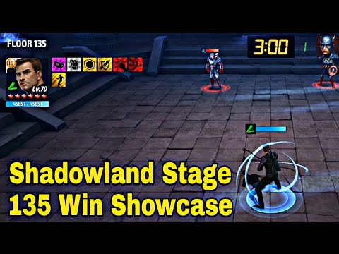 How To Win Shadowland Stage 135 With Hawkeye - Marvel Future Fight