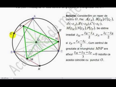 X-Sinteze numere complexe-Interpretari geometrice si aplicatii in geometrie-aplicare