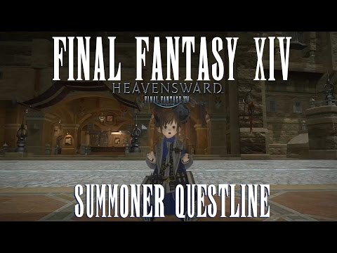 Final Fantasy XIV - Summoner Level 56 - Job Quest 10 - Mad, Bad, and Ebon-clad