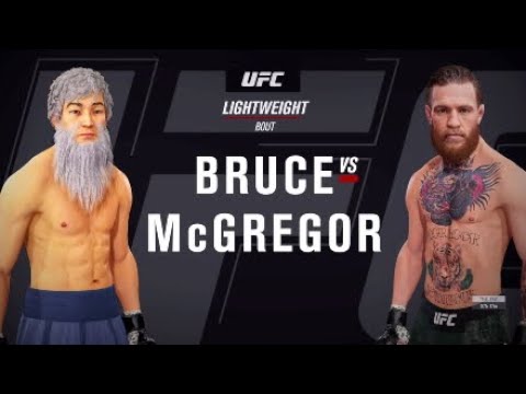 Old Bruce Lee vs. Conor McGregor - EA sports UFC 4 - Crazy UFC 👊🤪