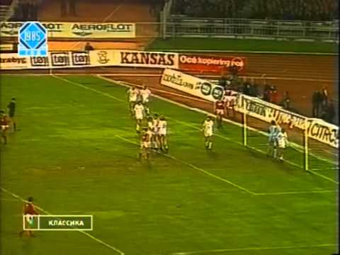 ЧМ по футболу 1986г. Отборочный матч  СССР - Дания
