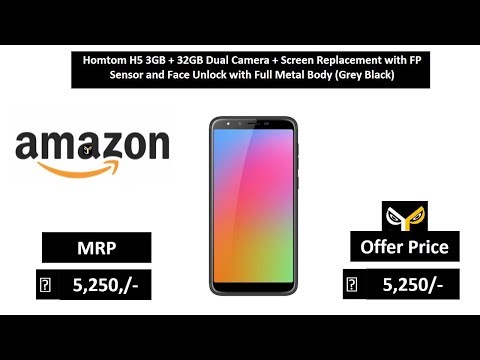 Homtom H5 3GB + 32GB Dual Camera + Screen Replacement