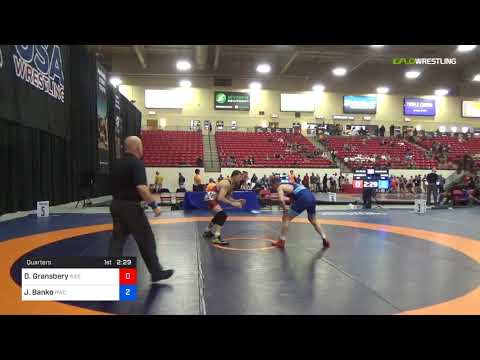 2018 Marine Corps US Open/Masters C Freestyle 78 Quarters - Dennis Gransbery (Sies) Vs. Jon Banko