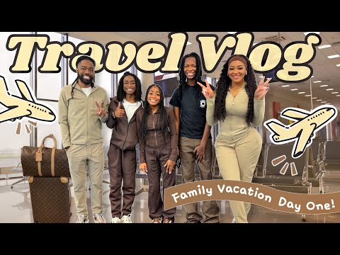 ✈️ Family Travel Vlog; Day 1 (We Almost Missed Our Flight!)