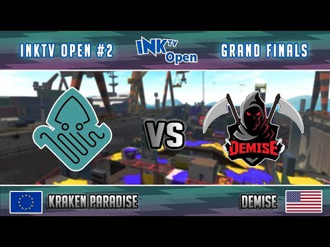 Splatoon 2 - InkTV Open #2 Grand Finals - Kraken Paradise vs Demise