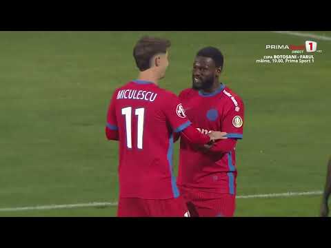 REZUMAT Cupa României: Gloria Bistriţa - FCSB 1-3. Miculescu s-a accidentat grav. Alibec a înscris