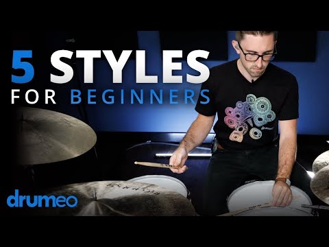 5 Styles Any Beginner Drummer Can Play (Lesson)