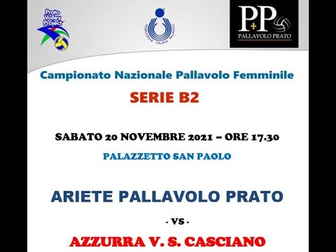 SERIE B2 : Pallavolo Prato - Azzurra San Casciano