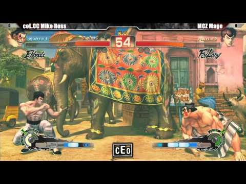SSF4 AE2012 Top 24 coL.CC Mike Ross vs MCZ Mago - CEO 2012 Tournament