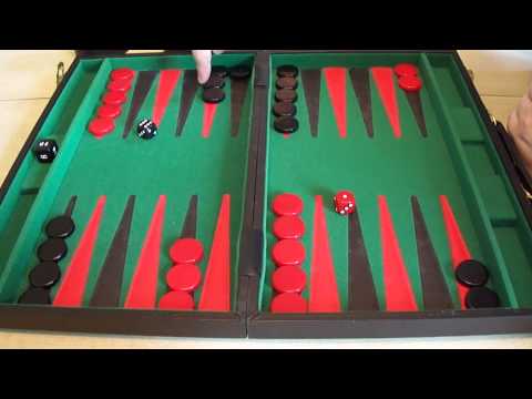 Backgammon for complete beginners.  Part 4 - The opening roll.