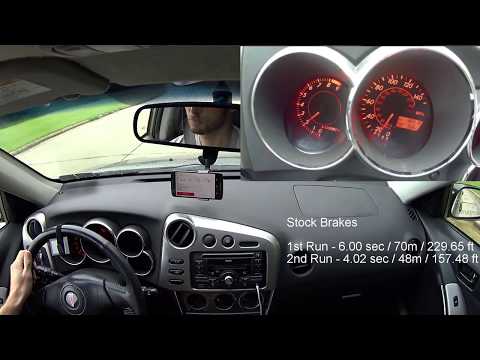 Powerstop Z23 Brake Test vs Stock 60 to 0