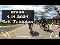 GV30 Crit Training First Few Miles 14 Apr 2024