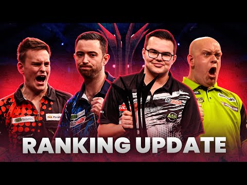 Ranking update after the European Darts Championship🔥