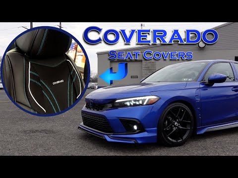Blue got a Makeover & Coverado Seat Covers installed in my 11th Gen 2022 Honda Civic