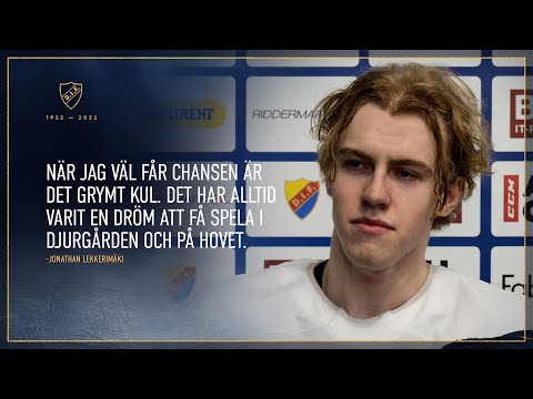 Djurgården Hockey: Youtube: Jonathan Lekkerimäki: 