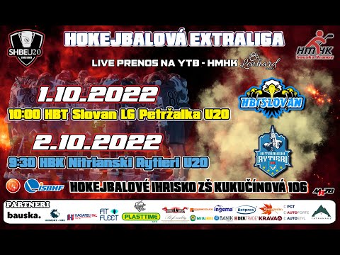 LIVE: HMHK bauska. VRANOV U20  - HBK NITRIANSKI RYTIERI U20