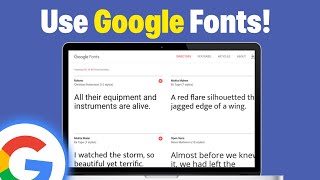 Download lagu How To Use Google Fonts - Step By Step (2025 Guide) mp3