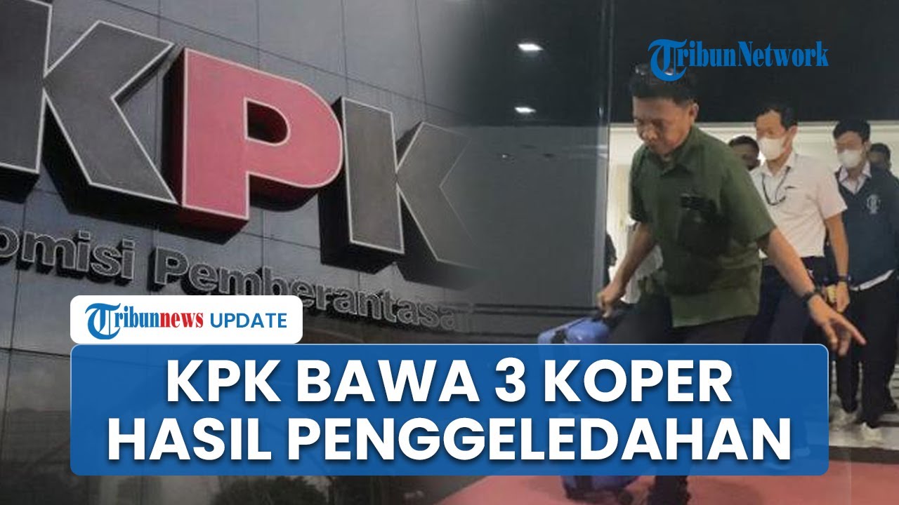 KPK Geledah Gedung Ditjen PHU Kemenag, Bawa 3 Koper Hasil Pemeriksaan: Berwarna Biru dan Hitam