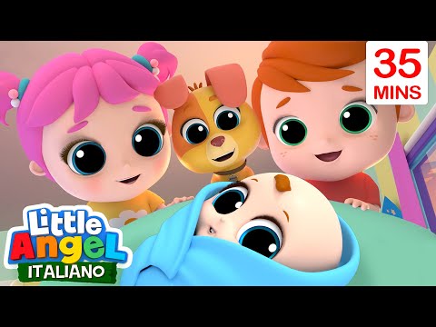 Come Cresci Gianni Piccino 👶🏻❤️🐶 Cartoni Animati & Canzoni Bambini | Little Angel Italiano