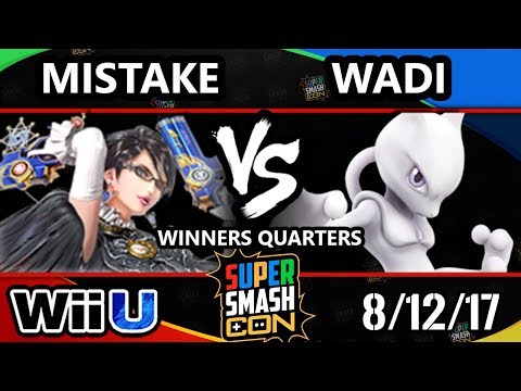 Smash Con 2017 Smash 4 - EMG | Mistake (Bayonetta) vs. WaDi (Mewtwo) - Wii U WQ