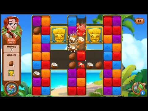 Lost Island Blast Adventure Level 933 - NO BOOSTERS 🏝️ | SKILLGAMING ✔️