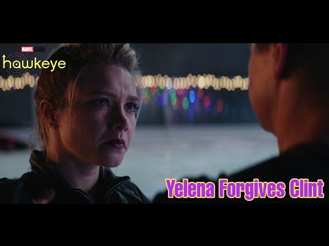Clint Does The Black Widow Whistle | Yelena Forgives Clint | Hawkeye Episode 6 Finale