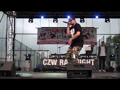 Bonez x DJ Te - Łapię oddech @ CZW RAP NIGHT X (12.08.2017, Człuchów)