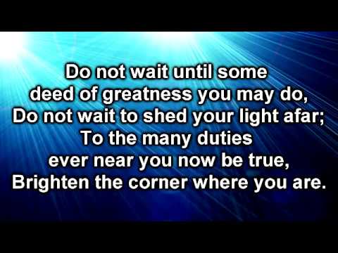 Brighten the Corner Where You Are cover