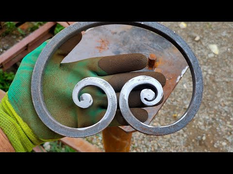Without Heating/How to make perfect scroll Metal Bar/Amazing trick