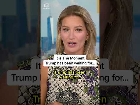 It is the moment Trump has been waiting for...
