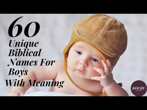 60 Unique Biblical Names For Baby Boy With Meaning | Christian Baby Boy Names and Meaning |Ep:99
