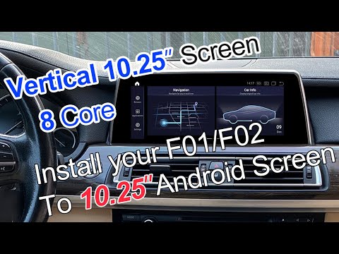 How to install BMW 7 Series F01 F02 Vertical Screen Android Qualcomm 8 Core 4+64G Smart Multimedia