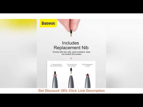 Best Baseus Capacitive Stylus Pen for iPad Pro 2020 2018 2019 5th 7th Mini5 Stylus Pen Drawing Wirt