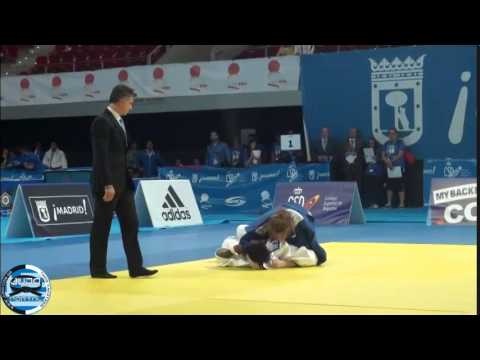 European Judo Open Men & Women Madrid 2014 Final -78kg MENTOUOPOU (FRA) - GARRY Christelle (FRA)