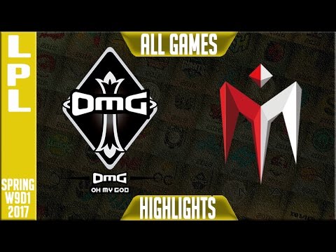 OMG vs IMay  Highlights All Games - LPL Spring 2017 W9D2 - OMG vs IM All Games