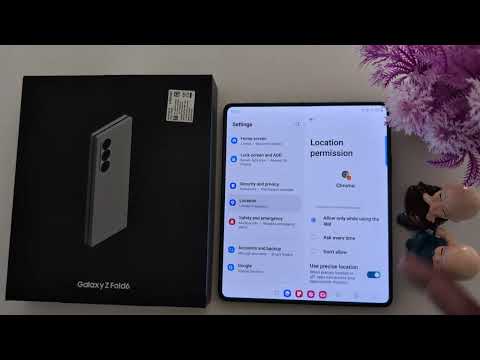 How to Change App Location Permission in Samsung Galaxy Z Fold 6