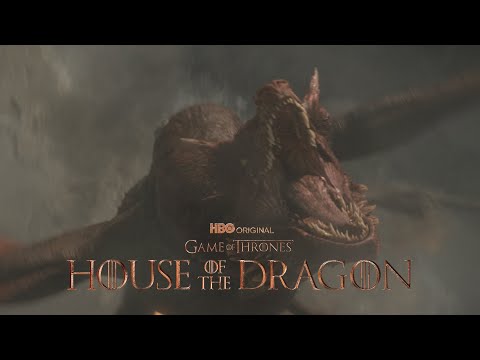 HOUSE OF THE DRAGON (4K) | Daemon and Caraxes vs Laena and Vhagar Scene (S1E6)