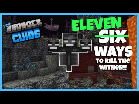 Insane Wither Killing Methods! Minecraft Bedrock Guide