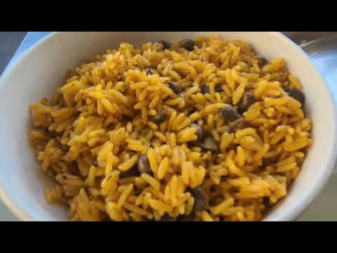 Rice with Pigeon Peas Make in the Gas Stove Camp Chef